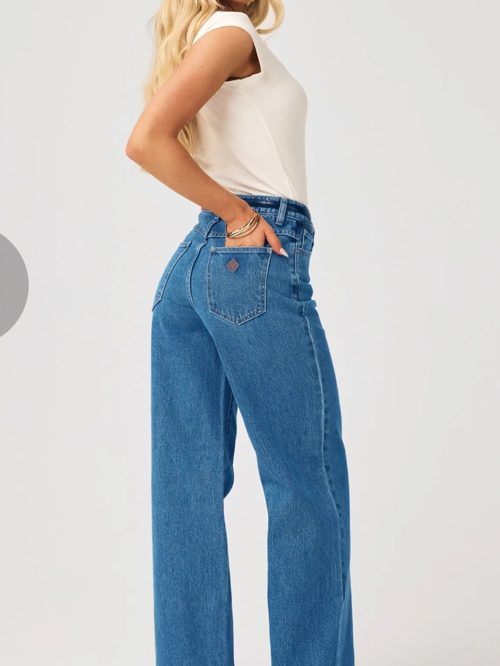 Abrand 94 High & Wide Leg Jeans in Eva Organic